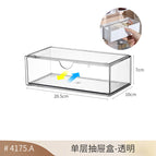 4175a.single layer drawer-transparent 1 piece