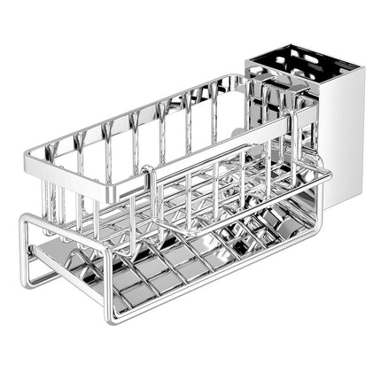 Kitchen Storage Rack Multi-Functional Household Water Sink Draining Table Top Sponge Deterrgent Iron Wire Storage Storage Artifact