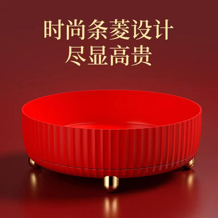 Household Rotating Desktop Storage Box Storage Skin Care Product Storage Rack Dressing Table Plastic Storage Kitchen Living Room Bedroom