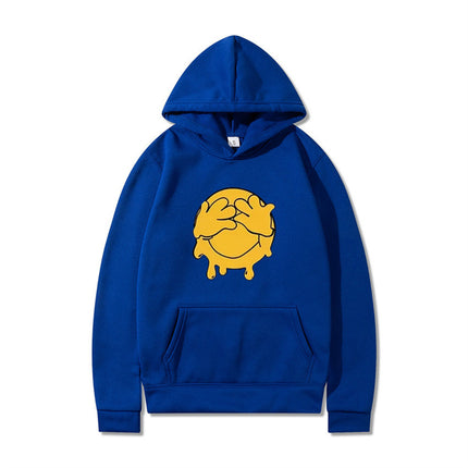 Amazon 2022 New Winter Men's and Women's Sweatshirts Hip-Hop Cartoon Printed Long-Sleeved Casual Hoodies