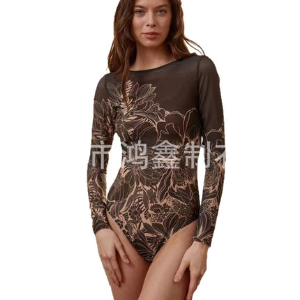 Foreign trade swimsuit упальник one-piece swimsuit women ozon beach holiday Russian bikini women