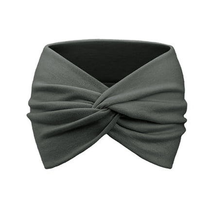 New European Women's Extra Wide Headband Large Headscarf Hair Tie Non-Slip Bohemian Elastic Hairband Twist Hair Accessory Versatile