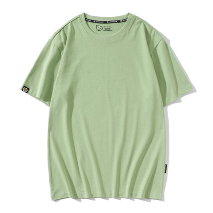 [tide brand loose] men and women 200g combed cotton advertising shirt 40 cotton round neck T-shirt class clothing group clothing