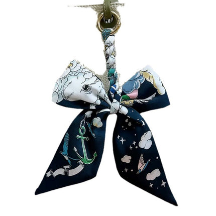 High-grade Handbag Handle Ribbon Bag Handle Handle Accessories Silk Scarf Handbag Tie Bag with Decorative Ribbon Pendant