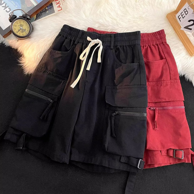 Functional Multi-Pocket Tooling Shorts Men's and Women's American Style High Street Tooling Pants Summer Ins Fashion Brand Design Sense Pants
