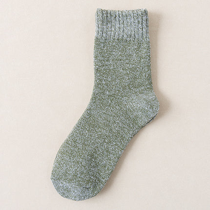 Socks Men's Autumn and Winter fleece-lined Thickened Warm Terry Socks Men's Towel Socks Winter Floor Socks Extra Thick Cotton Socks