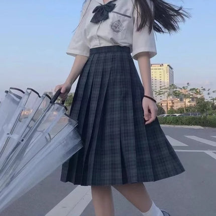 Vivienne Genuine JK Dress Student Japanese School Long Dress Female Orthodox Short Skirt Japanese JK Uniform