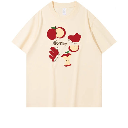 White Short-Sleeve T-Shirt for Women 2026 New Style Pure Cotton Half-Sleeve Loose Summer Base Layer Niche Design Top