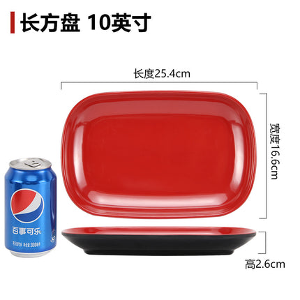 Black and Red Noodle Restaurant Special Bowl Beef Noodle Bowl Commercial Melamine Ramen Bowl Soybean Milk Wonton Porridge Bowl Breakfast Bowl Plastic Bowl