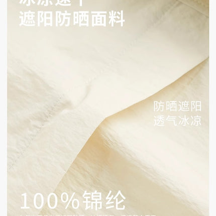Woodpecker upf50 ice silk sunscreen clothing women's 2025 new summer outdoor loose thin assault coat