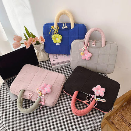 14 Inch Fashionable Cotton Padded Women's Laptop Bag Tablet