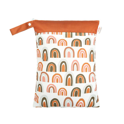 Ins Baby Room Decoration Rainbow Storage Dustproof Hanging Bag Baby Diaper Bag Wetbag Dry and Wet Separation 30*40