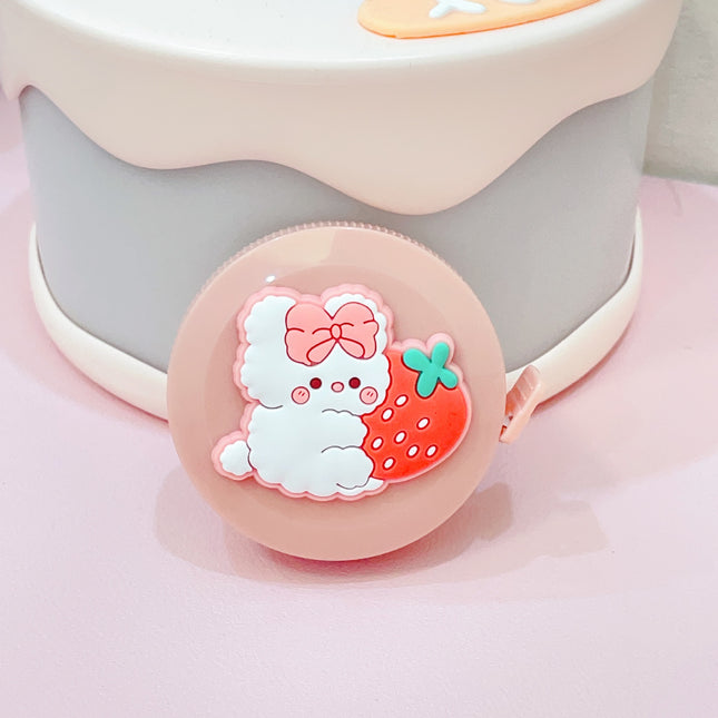 Cute Cartoon Macaron Color Mini Tape Measure Portable Tape Measure Three-circumference Bust Hip Waist Measure Meter Ruler