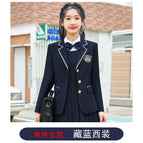 Single navy blue suit / S