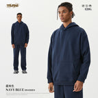 navy blue-Hoodie Sweatshirt / S