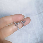 Bow pearl pendant