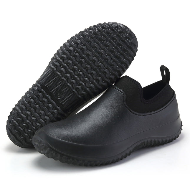 2025 New Summer Cross-Border Eva Water Shoes for Men and Women Catering Car Wash Low-Top Work Shoes Export Large Size Kitchen Shoes