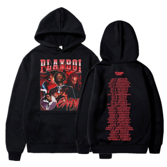 [Cross-border European Code] Rapper Playboi Carti Hoodies Men's Hoodie