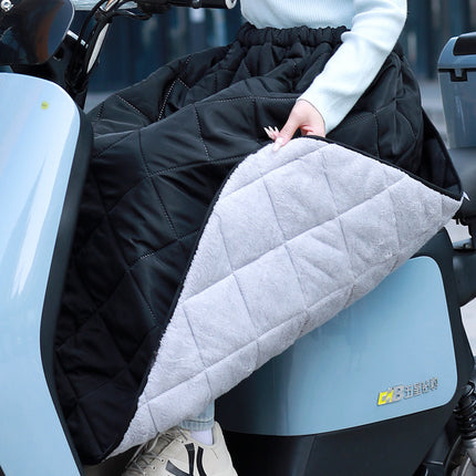 Autumn and Winter Cycling Windshield Skirt Thickened Cold-proof Waterproof Windproof Leg Knee Apron Battery Car Windshield