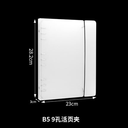 Transparent Folder B5 Plastic Metal Binder Document Storage Pp Binder Cover Factory