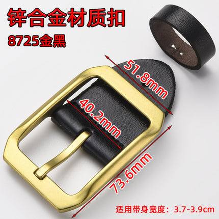 Men's Belt Buckle Pin Buckle Belt Buckle Head Waist Trousers Belt Buckle Head Leather Belt Belt Buckle Fittings