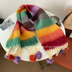 Color hanging ball rainbow color