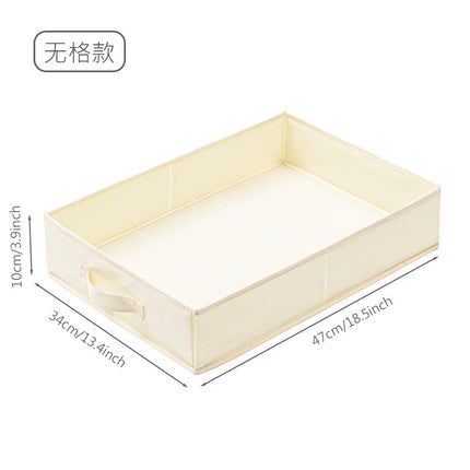 Storage Box Wardrobe Clothes Sorting Storage Box Household Fabric Folding Underwear Underwear Sweater Compartment Storage Artifact