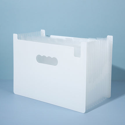 Accordion File Folder with 13/25 Compartments for Student Test Paper Classification, Edge-Bound Portable Document Bag, Test Paper Storage Bag
