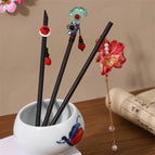 Three-piece set [Hongyan Dongli hairpin flower lamp candle-red]]
