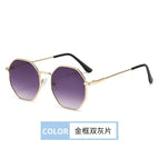 Gold frame double gray