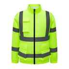 [three fans] fluorescent green single clothes / S