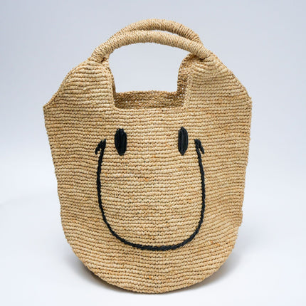 2026 New High-End Raffia Woven Bag, Handmade Straw Bag, Seaside Vacation Beach Bag, Hand-Held Tote Bag