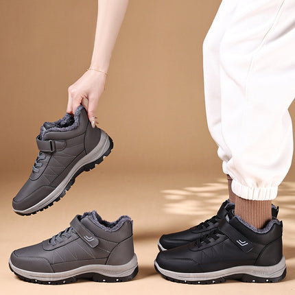 Cotton Shoes 2025 Winter Outdoor Sports Cotton Boots Cross-Border Thickeneded Plush Lining Warm Couple Casual Snow Boots