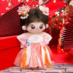20cm baby clothes (doll not included) / Drunken sheng song (headwear + skirt)