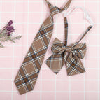 Palm check tie (tie collar flower)