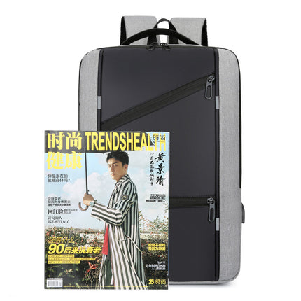 [Low Price Big Sale] Cross-Border New Computer Bag Men's Business Casual Multifunctional Backpack USB Charging Large Capacity