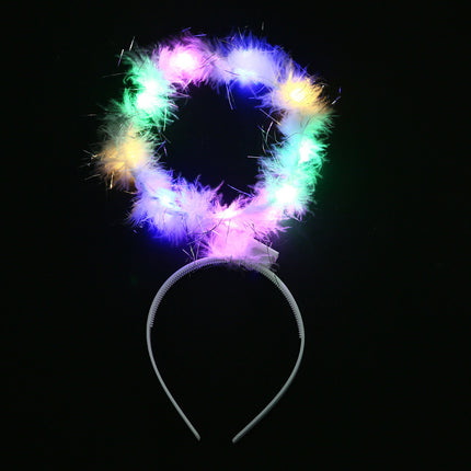 Halloween dress up angel wings props accessories Angel stick Angel headband head ring fairy stick Devil set 61