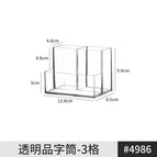 4986. transparent character tube-3 grids with 8182 snap buckle pair ps high transparency
