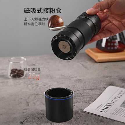 Cross-border hand grinder external adjustment coffee bean grinder stainless steel hand grinder seven star ghost tooth hand punch coffee machine