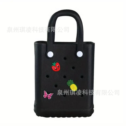 EVA Mini Children's Beach Bag DIY Accessories for Mobile Phone Headphones Student Bag Waterproof Breathable Mini Small Bag