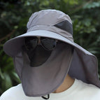 Half shawl outdoor (dark gray) / Free size