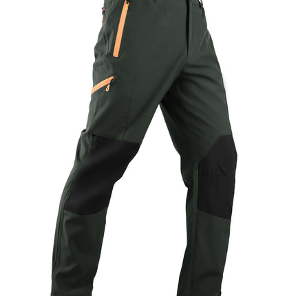 European and American Cross-border Four Seasons Men's and Women's Outdoor Mountaineering Pants Knee-pads Windproof Soft Shell Pants Scratch-resistant Wear-resistant Outdoor Rushover Pants