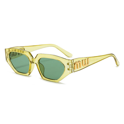 American New Style Sunglasses European and American Ins Internet Popular Punk Hip Hop Sunglasses Round Face Men and Women Retro Fashionable Sunglasses