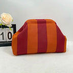 Thick stripes [orange + purple] / 30*22*9cm