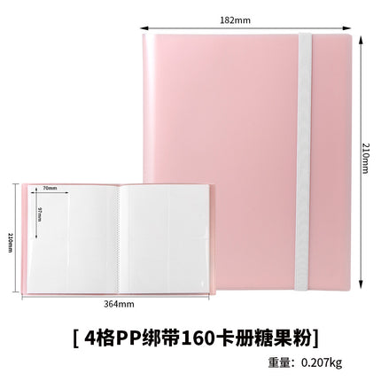 Nine-Square Grids Card Book Game Pokemon My Little Pony Two-Dimensional 3inch Small Card Collection Book Dust-Proof Storage Book