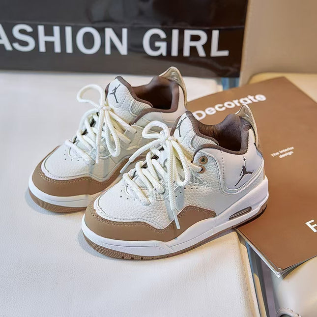 Children's Shoes, Youth Comfortable Basketball Shoes, 2026 Spring and Autumn Models, Girls' Student Running Shoes, Fashionable Air-Cushion Sports Shoes