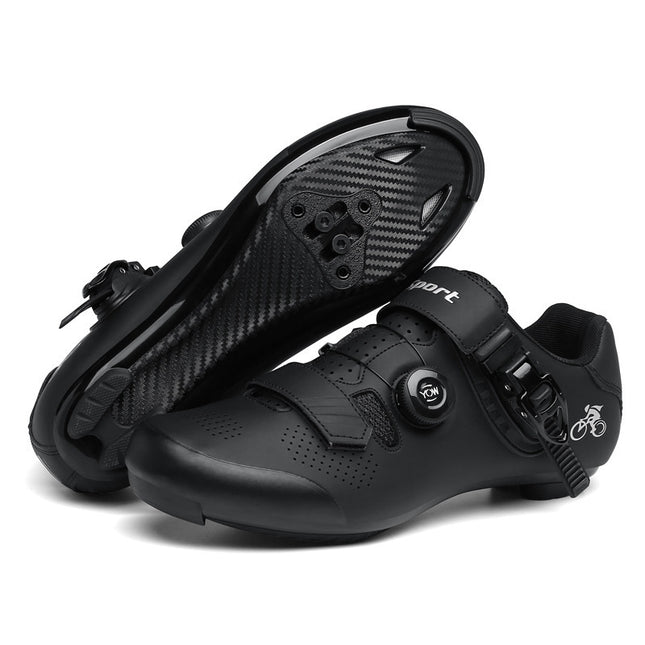 Factory Direct Supply Cross-border plus size Riding Shoes Hard Sole Outdoor Mountain Bicycle Lock Shoes Breathable Road Bike Shoes