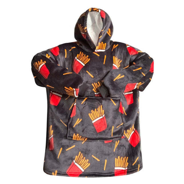 Lazy Pullover Long-Sleeve Pajamas with Lamb Fleece Tv Blanket Hoodie, Tv Blanket Manufacturer, Thickened Thermal Clothing for Warmth