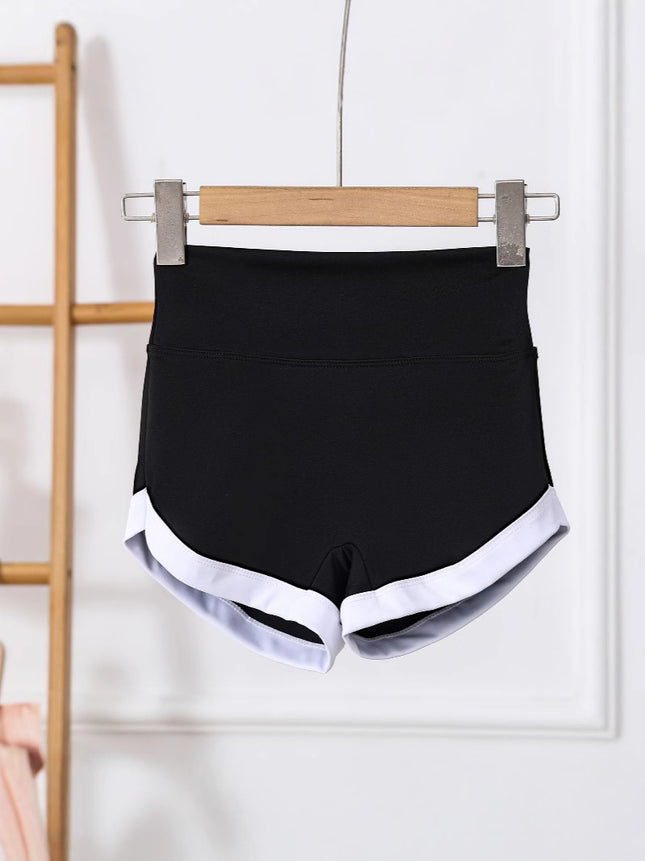 2025 Three-Point Shark Pants Shorts Women's Outer Wear Sports Yoga Tight Safety Pants Tummy Control Fitness Letter Pants Breathable