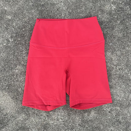 Wholesale Women's Slim Yoga Riding Shorts Sanding High Elastic Sports Fitness Quarterpants Inside Pocket Short